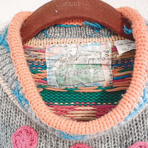 Vintage One Of a Kind Knit Genesis Sweater - Picture 5 of 9